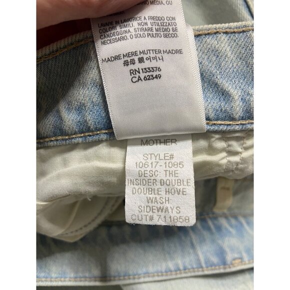 NWT Mother Superior Sideways The Insider Double Double Hover Jeans-sz 32 - Picture 13 of 13